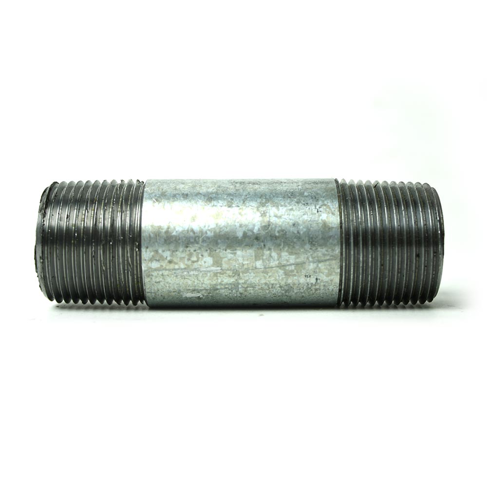 1" x 4" Galvanized Steel Right/Left Hand Nipple