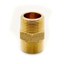 1/4" Brass Hex Nipple (FA414)
