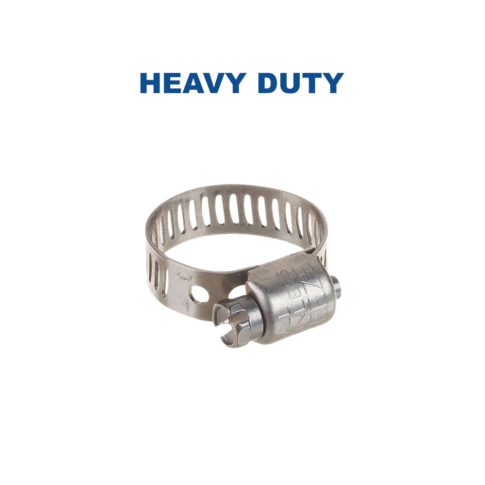 #12 All Stainless Steel Power Gear Hose Clamp  (11/16" to 1-1/4")