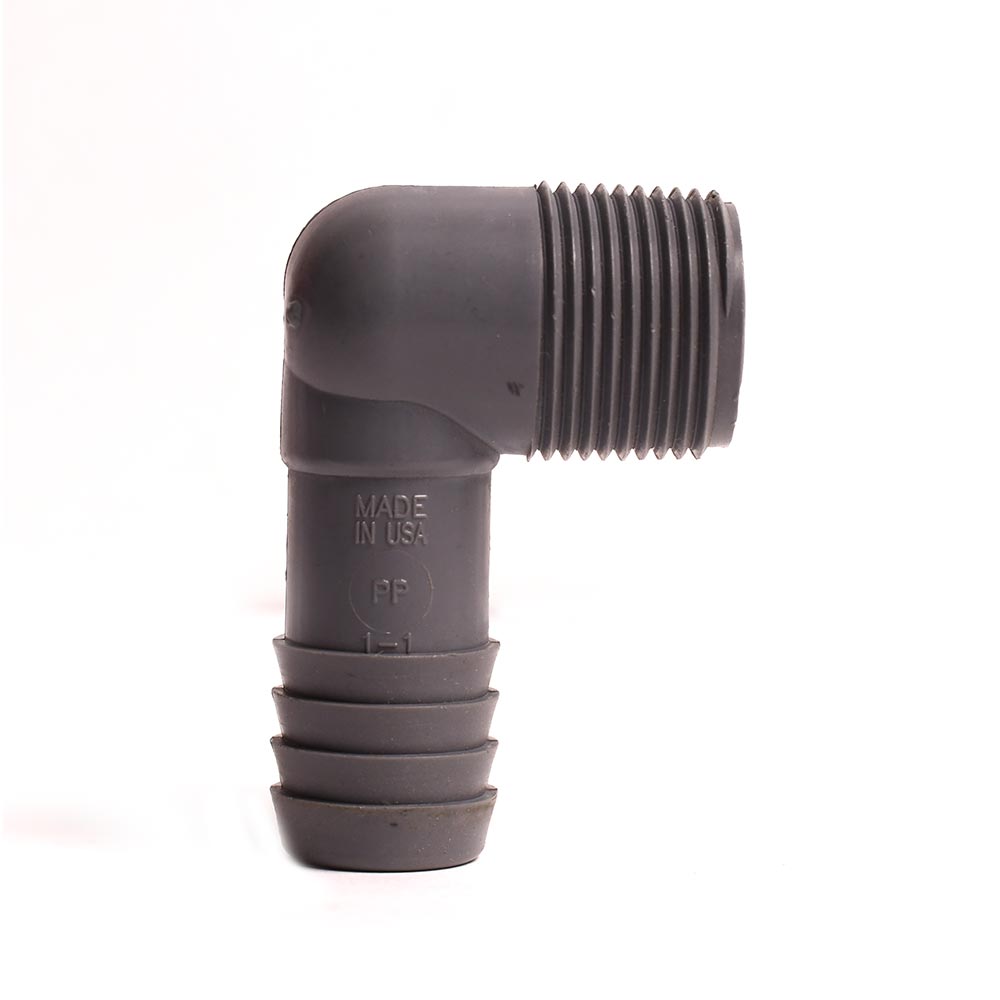 3/4" Poly Insert Male Elbow