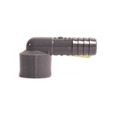1/2" x 1/2" Poly Insert Combination Elbow