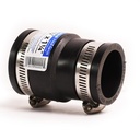 P1056-150/125 1-1/2" Cast Iron or Plastic to 1-1/4" Drain Pipe Flexible Repair Reducer Coupling