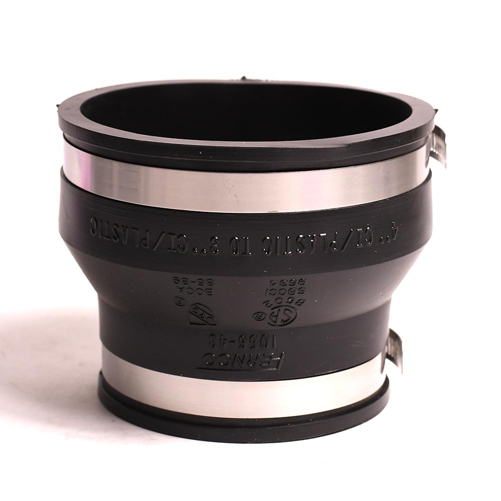 P1056-43 4" Cast Iron or Plastic to 3" Cast Iron or Plastic Flexible Repair Reducer Coupling