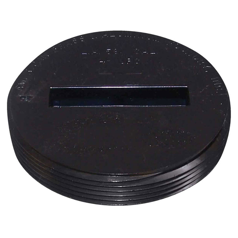 4" ABS STANDARD FLUSH PLUG