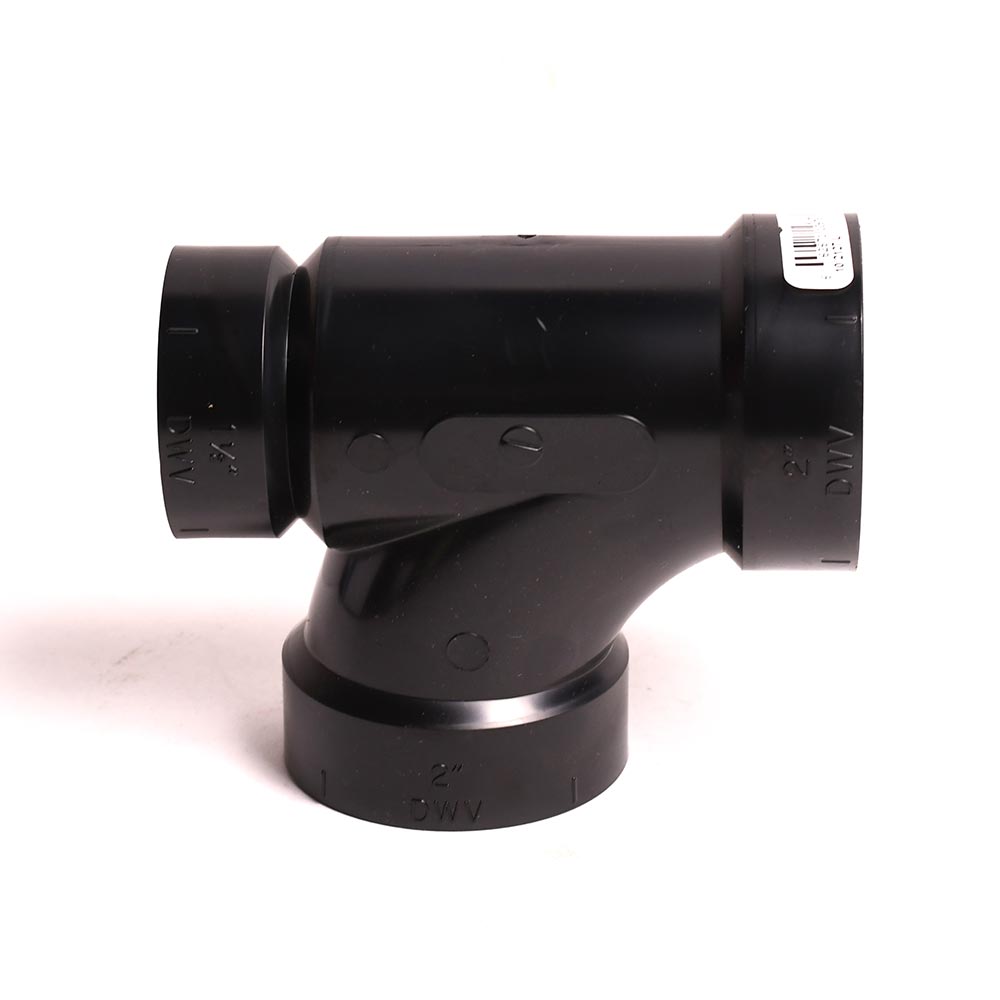 92126 2" X 2" X 1-1/2" ABS Sanitary Reducing Tee