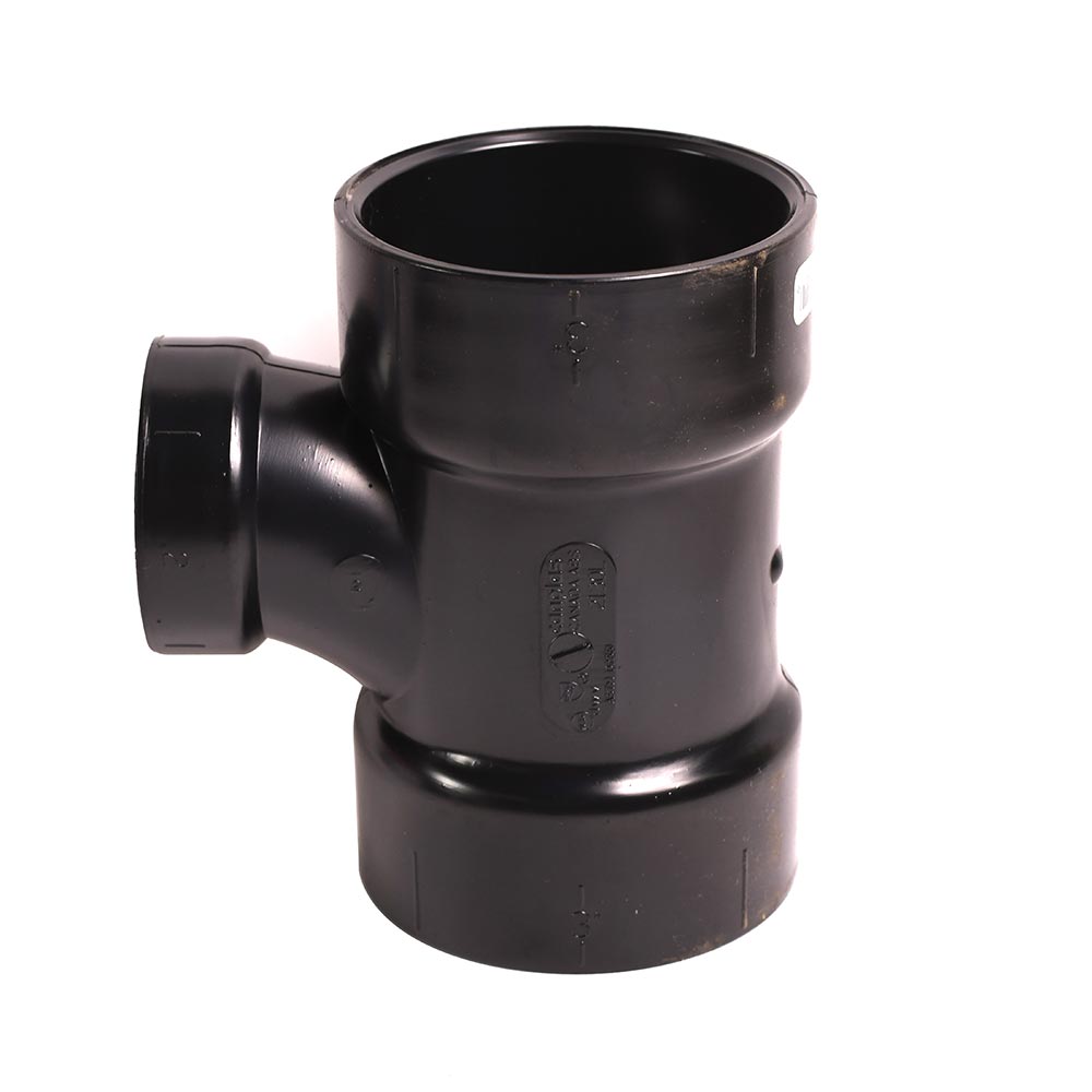 92130 3" X 3" X 2" ABS Sanitary Reducing Tee