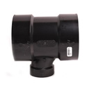 92134 4" X 4" X 2" ABS Sanitary Reducing Tee