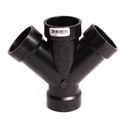 92170 1-1/2" 45 Deg ABS Double Wye