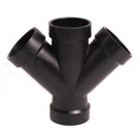 92171 2" 45 Deg ABS Double Wye