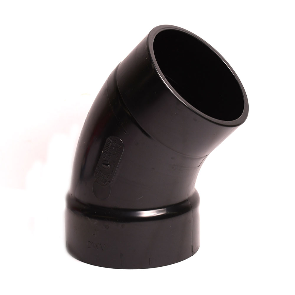 92404 4" ABS 1/8 Bend Street Elbow
