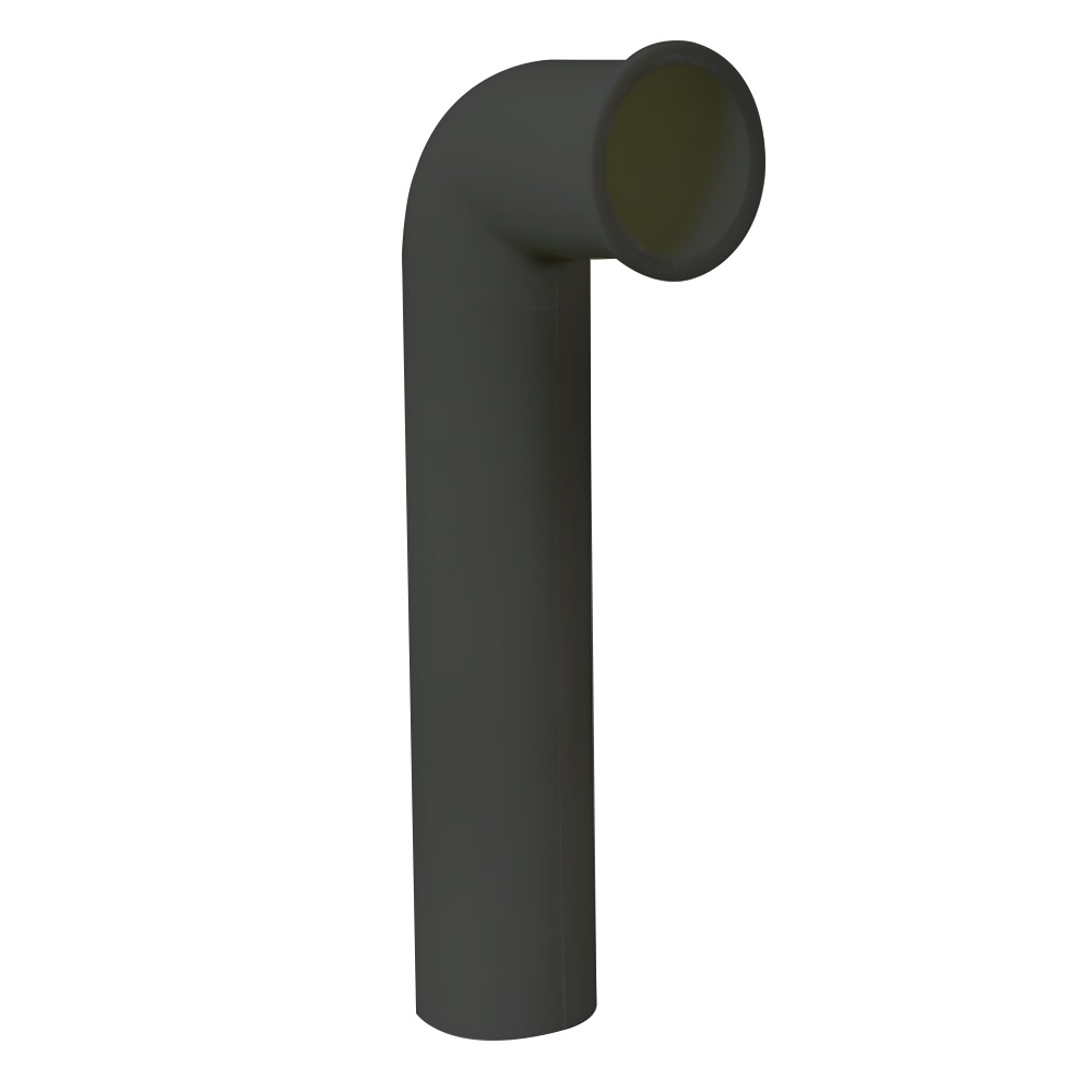 Disposable Elbow for ISE 8" Long x 2" High - BLACK