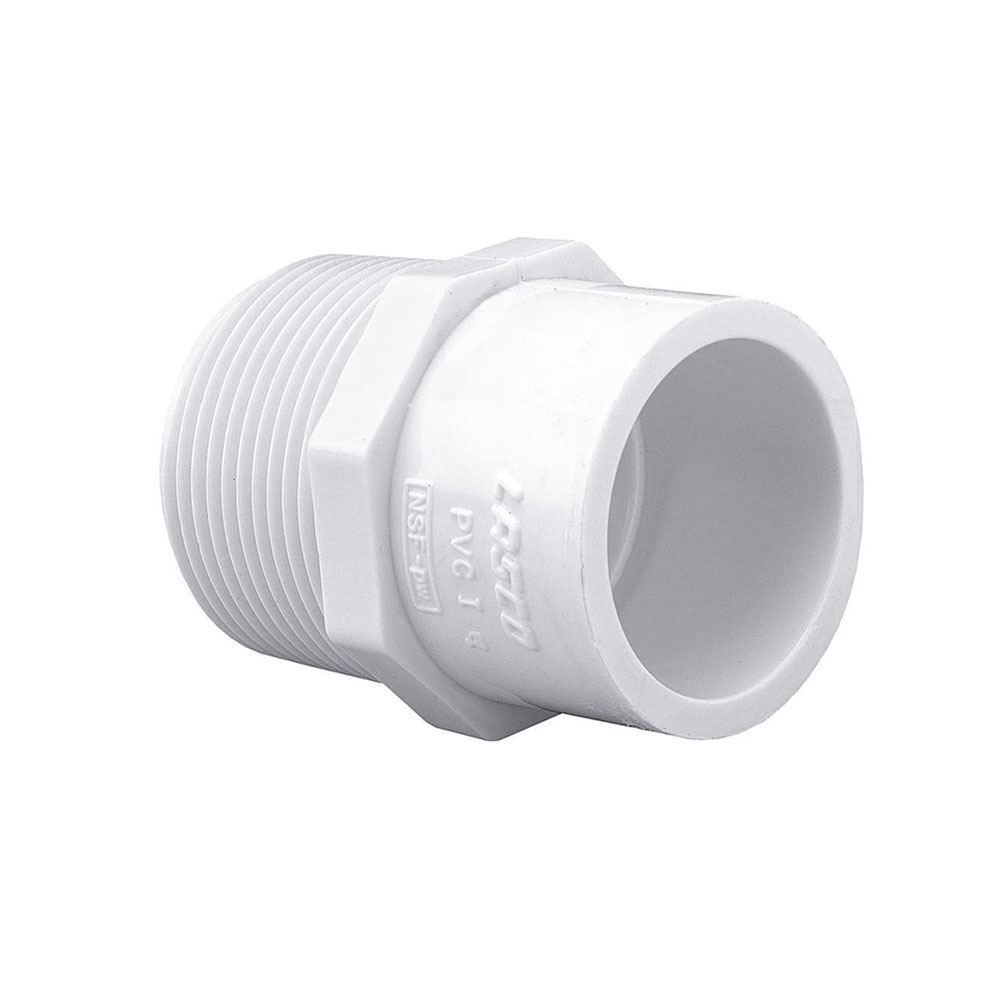 1-1/4" Male Thread x Slip PVC Adapter SCH40