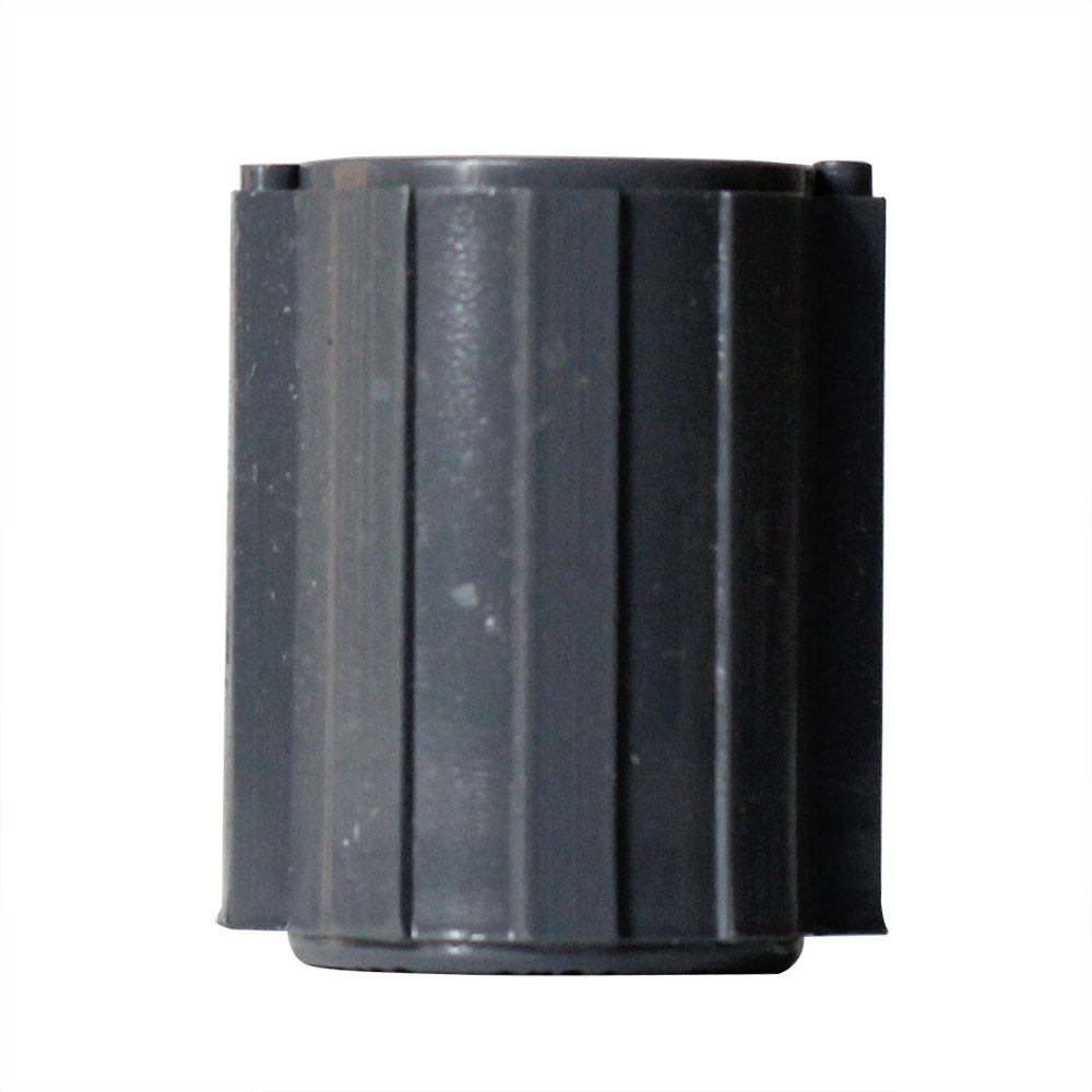 1/2" Threaded x Threaded Gray PVC Coupling SCH40