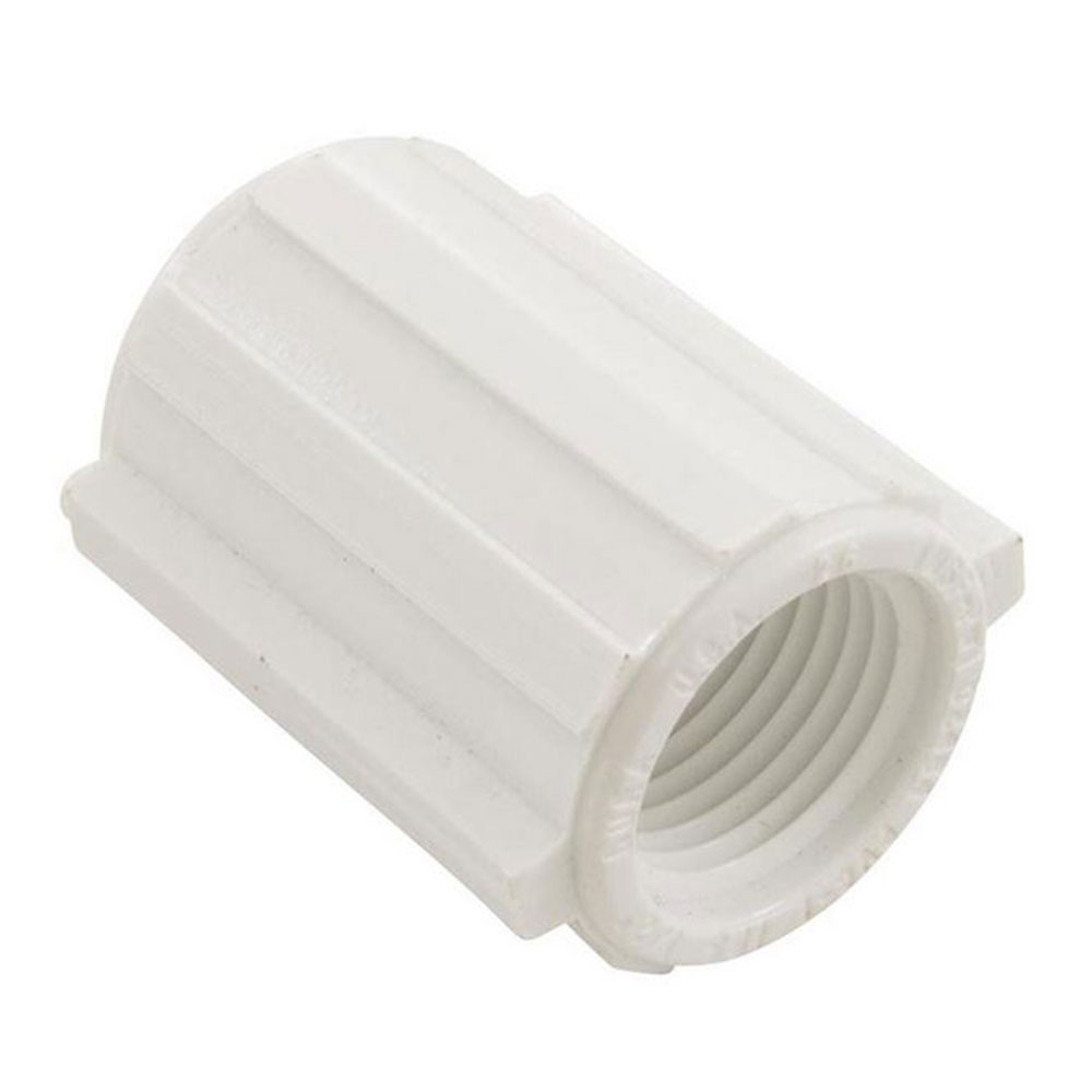 1" T X T SCH40 PVC Coupling (White)