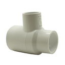 1-1/4" Slip x 1" Slip x 3/4" Slip PVC Tee SCH40