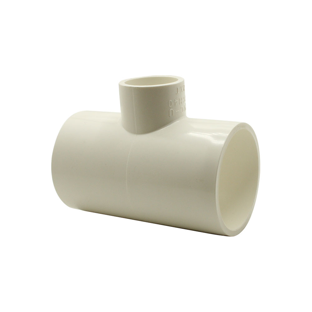 1-1/4" Slip x Slip x Threaded PVC Tee SCH40