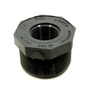 1-1/2" x 3/4" Threaded x Threaded PVC Bushing SCH80