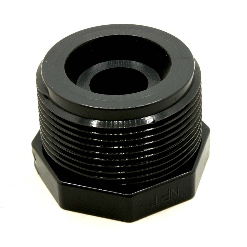 1-1/2" x 1/2" Threaded x Threaded PVC Bushing SCH80