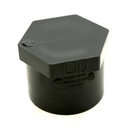 1-1/2" Threaded PVC Cap SCH80