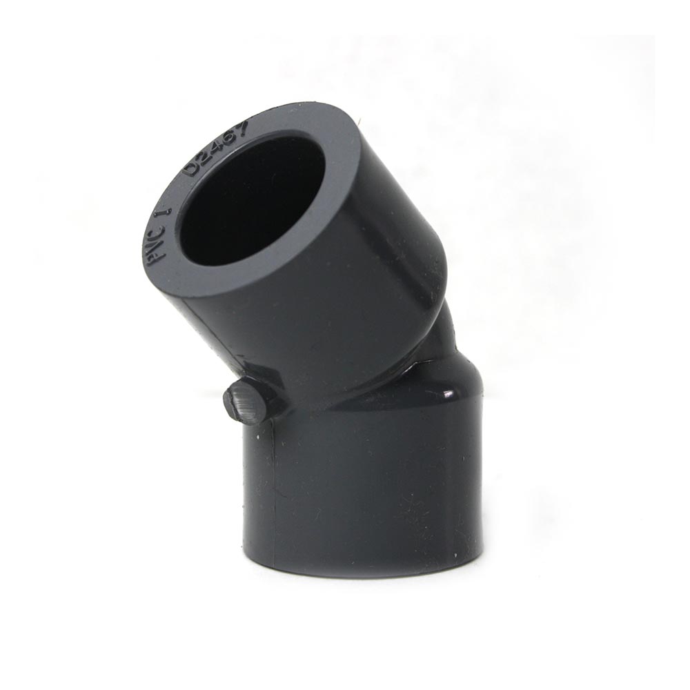 1/2" Slip x Slip PVC 45 Elbow SCH80
