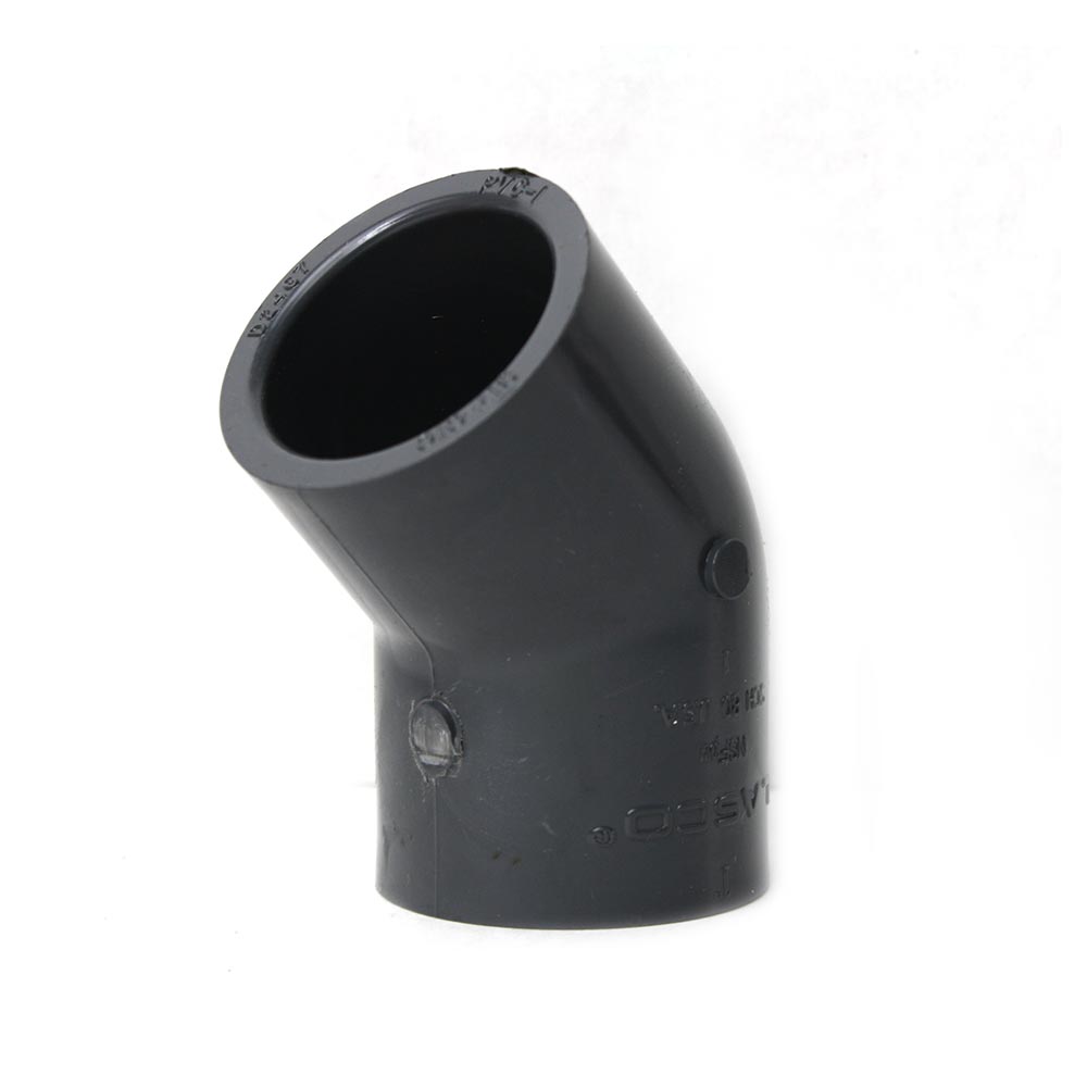 1" Slip x Slip PVC 45 Elbow SCH80