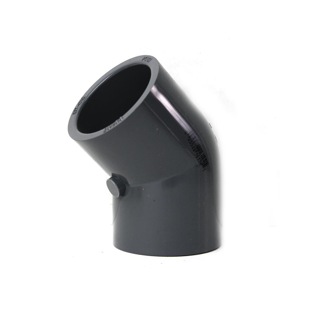 1-1/4" Slip x Slip PVC 45 Elbow SCH80