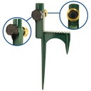 Heavy-Duty Zinc Sprinkler Head Step Spike