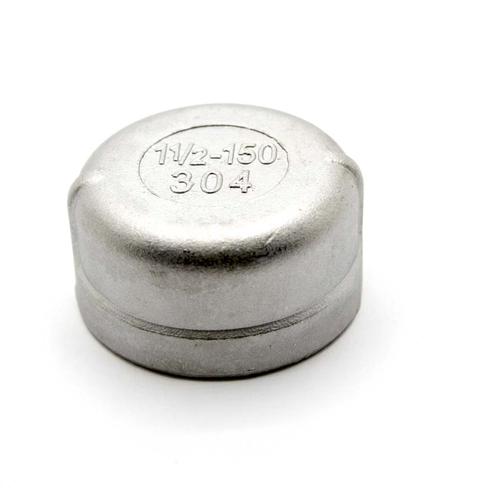 1 1/2 Cap Stainless Steel - Bulk