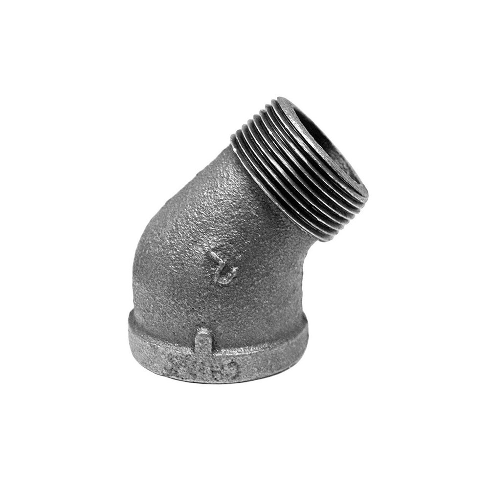 1/4" Galvanized Steel 45 Street Elbow