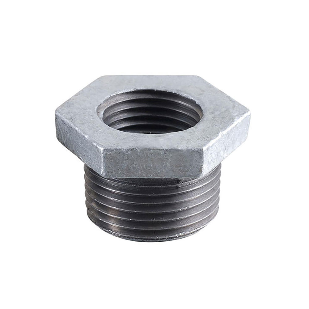 3/8" x 1/4" Galvanized Steel Bushing