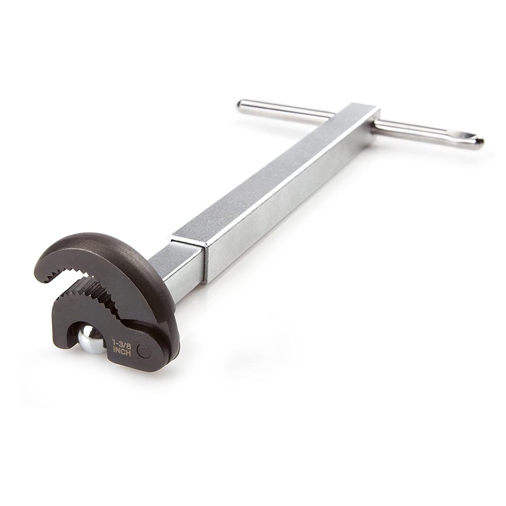 Deluxe Heavy-Duty Adjustable Telescoping Basin Wrench 10" - 17"
