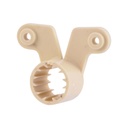 1/2" Plastic Insulated Stud Suspension Clamp - 10 Pack