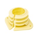 1/2" Plasitc Insulation Pipe Clamp - 10/Pack