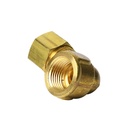 1395-T 70-C 1/2" x 3/8" Lead-Free Brass Compression FIP 90 Elbow - W03