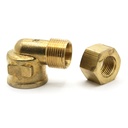 1396-T 70-C 1/2" x 1/2" Lead-Free Brass Compression FIP 90 Elbow - W03