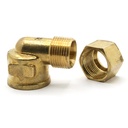 1396-T 70-C 1/2" x 1/2" Lead-Free Brass Compression FIP 90 Elbow - W04