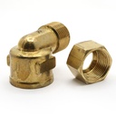 1396-T 70-C 1/2" x 1/2" Lead-Free Brass Compression FIP 90 Elbow - W05