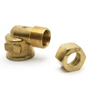 1396-T 70-C 1/2" x 1/2" Lead-Free Brass Compression FIP 90 Elbow - W06