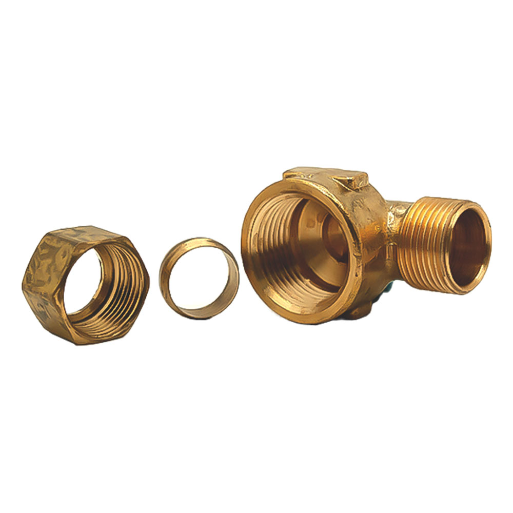 1399-T 70-C 5/8" x 3/4" Lead-Free Brass Compression FIP 90 Elbow - W04