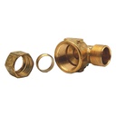 1399-T 70-C 5/8" x 3/4" Lead-Free Brass Compression FIP 90 Elbow - W04