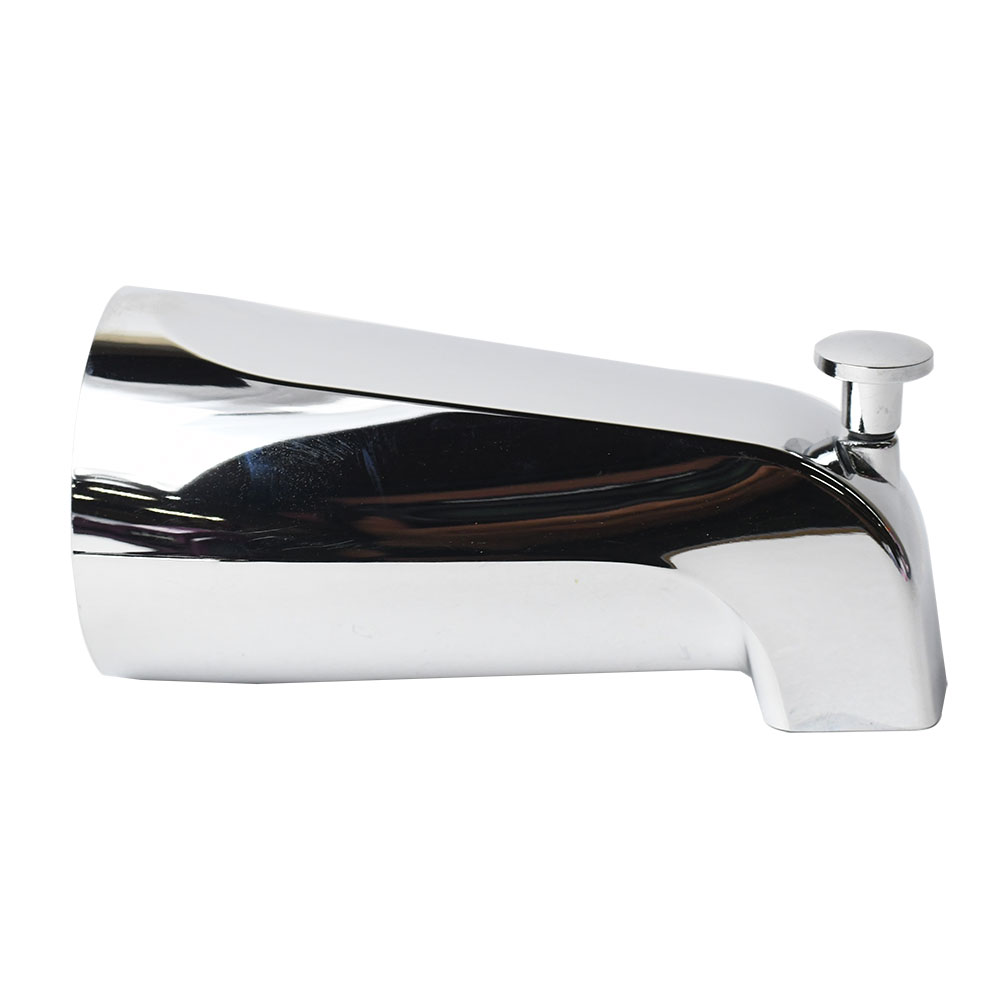 1408-T Fit-All Front Diverter Bathtub Spout - Chrome - W02