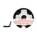 1410-T Plain Bathtub Spout - 5/8" O.D. - Chrome - W03