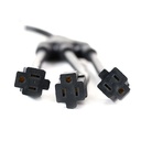 Pigtail-1 Male U to 3 W Female U (NEMA 5-15P to NEMA 5-15R)  - W04