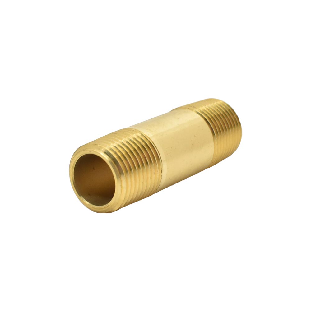 3/8" NPT Male Nipple - 2" Extension - 25 Pack Bulk - W02