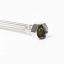 1426-T 3/8" Comp x 1/2" FIP x 12" Long Stainless Steel Faucet Riser - W02