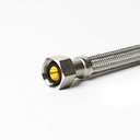 1433-T 1/2" FIP x 7/8" Ballcock x 9" Long Stainless Steel Toilet Riser - W03