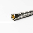 1446-T 3/8" Comp x 1/2" FIP x 48" Long Stainless Steel Faucet Riser - W03