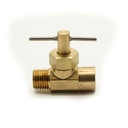 132P 1/4" MIP X 1/4" FIP Mini Needle Valve (Straight) - W02