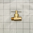 132P 1/4" MIP X 1/4" FIP Mini Needle Valve (Straight) - W04