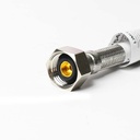 1460-T 3/8" Comp x 1/2" FIP x 24" Stainless Steel Faucet Riser - W02